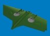 Eduard 6481067 P-40 wheel bays PRINT Eduard 1/48